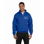 Jerzees Adult NuBlend® Quarter-Zip Cadet Collar Sweatshirt