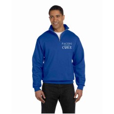 Jerzees Adult NuBlend® Quarter-Zip Cadet Collar Sweatshirt