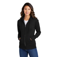 Port & Company® Women's Core Fleece Full-Zip Hooded Sweatshirt